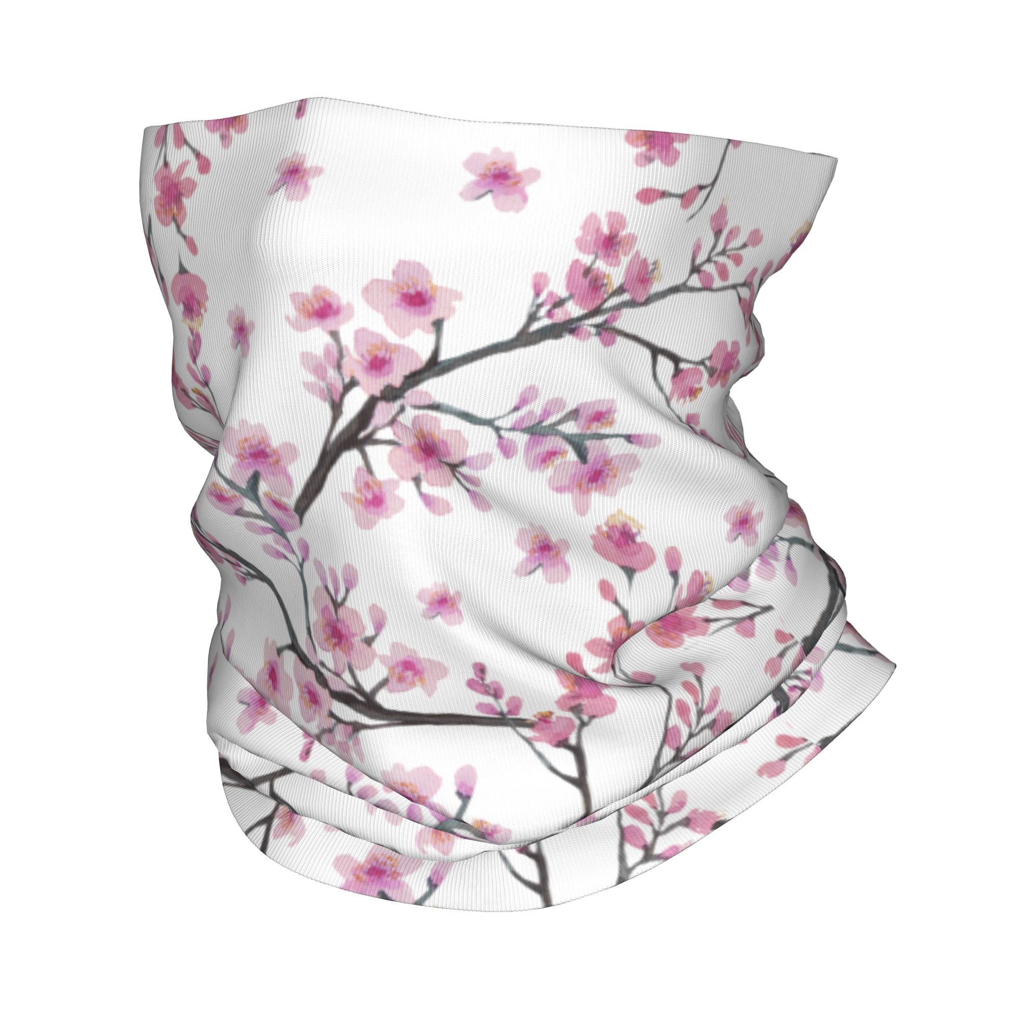 일본 사쿠라 벚꽃과 빨간 떠오르는 태양 반다나 넥 게이 - Neck Warmer Tube 리뷰 및 가격