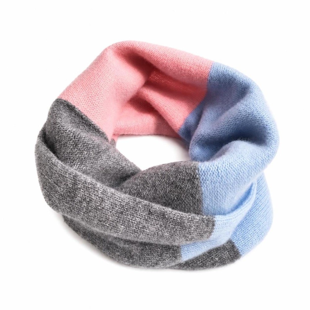 부드러운 배색 무한대 스카프 방풍 신축성 넥 워머 니트 - Infinity Scarf Knit 리뷰 및 가격