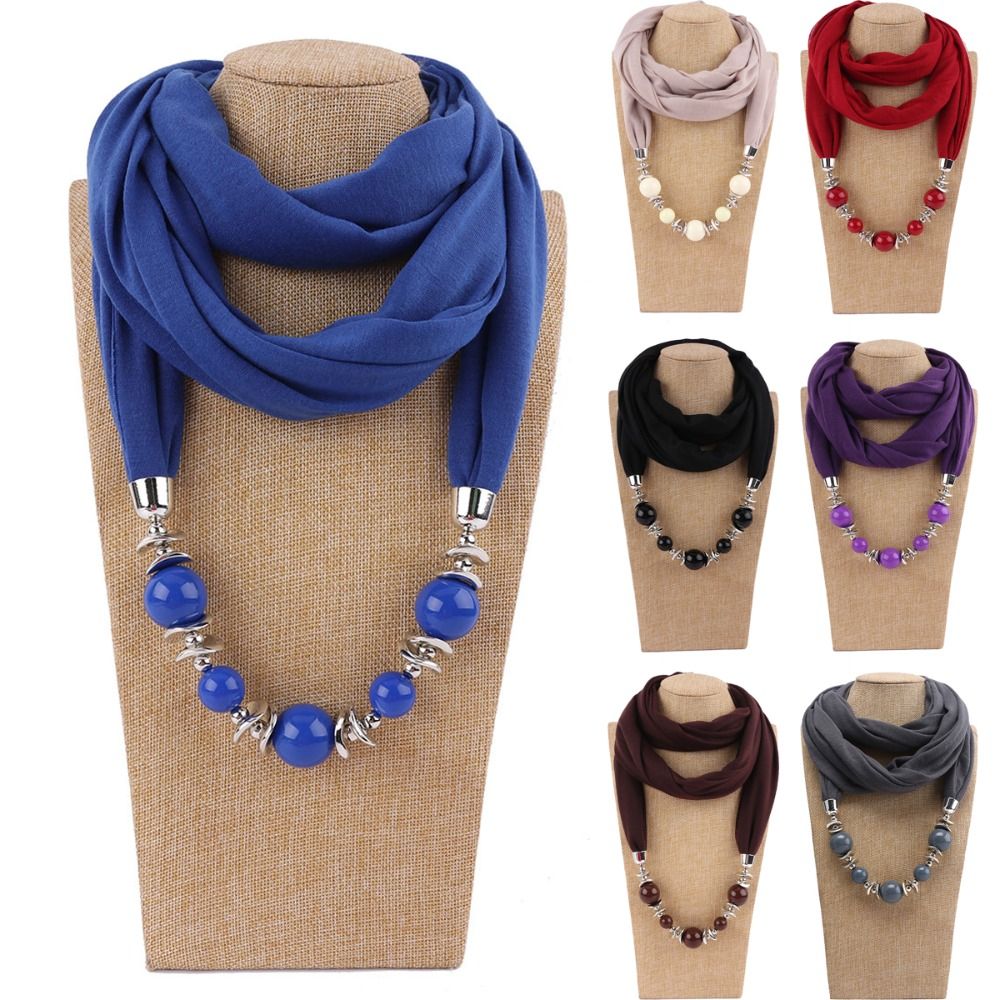 패션 쉬폰 스카프 단색 비즈 인피니티 스카프 에스닉 스 - Infinity Scarf Knit 리뷰 및 가격
