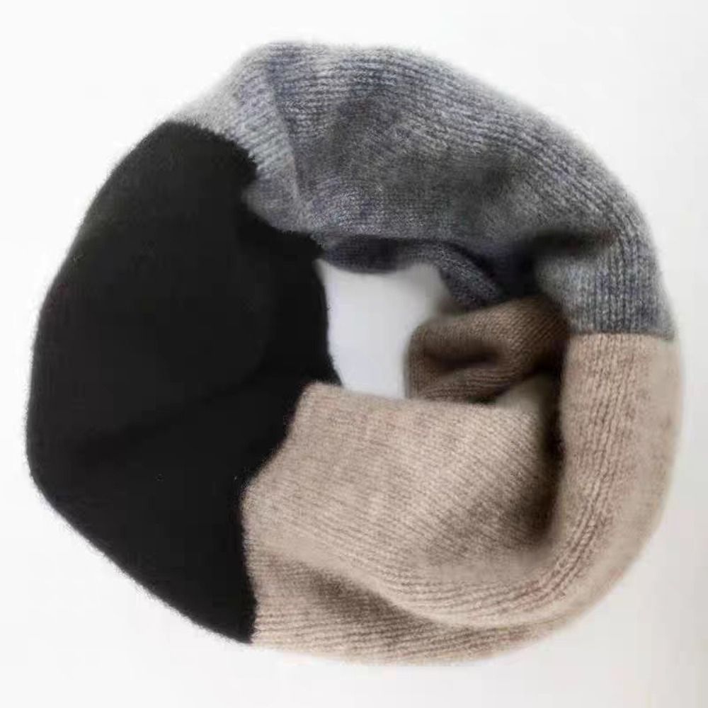 부드러운 배색 무한대 스카프 방풍 니트 루프 넥 게이터 - Infinity Scarf Knit 리뷰 및 가격