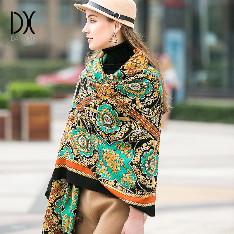 다나 쉬우(DANA XU) 여성용 100% 울 소재의  - Pashmina Wrap Large 리뷰 및 가격
