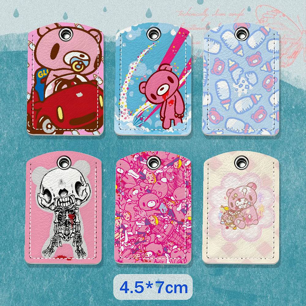 만화 캐릭터 ‘G-Gloomy Bear’가 그려진 가죽 - Lanyard Badge Holder 리뷰 및 가격