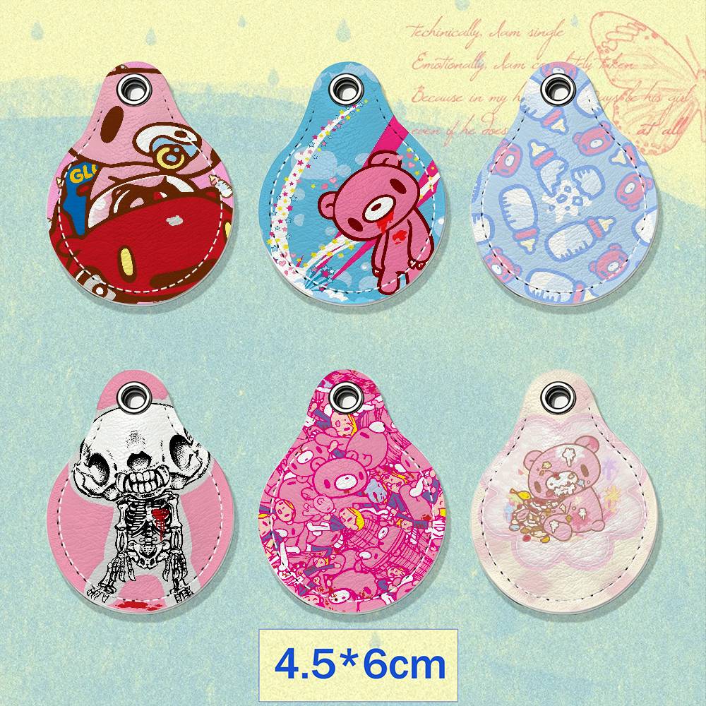 만화 캐릭터 ‘G-Gloomy Bear’가 그려진 가죽 - Lanyard Badge Holder 리뷰 및 가격