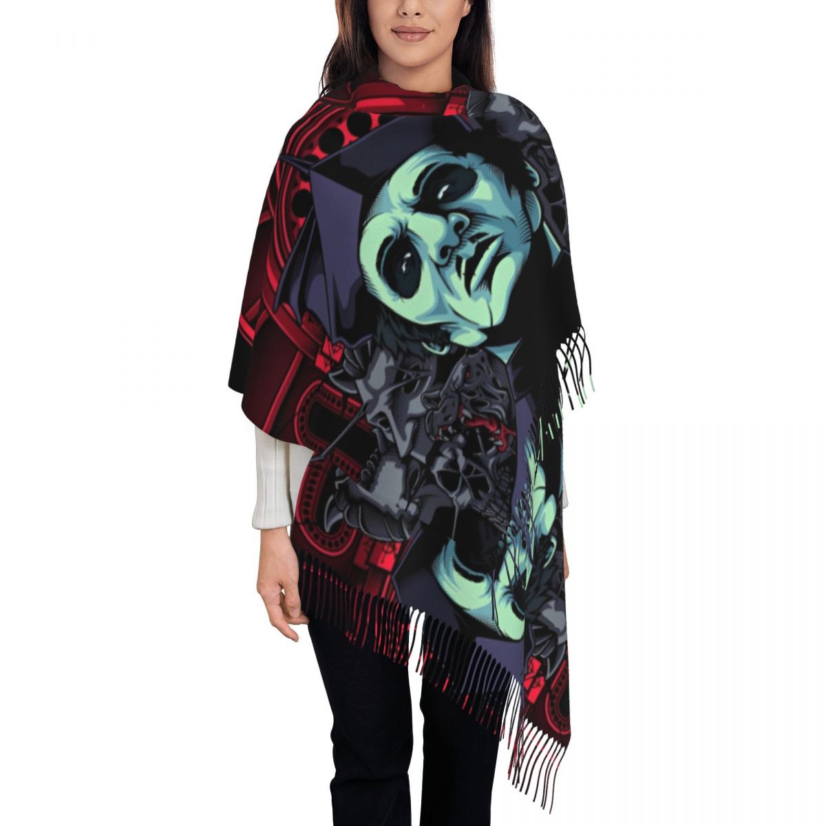 여성용 고스트 밴드 숄 랩 따뜻한 대형 소프트 스카프  - Pashmina Wrap Large 리뷰 및 가격